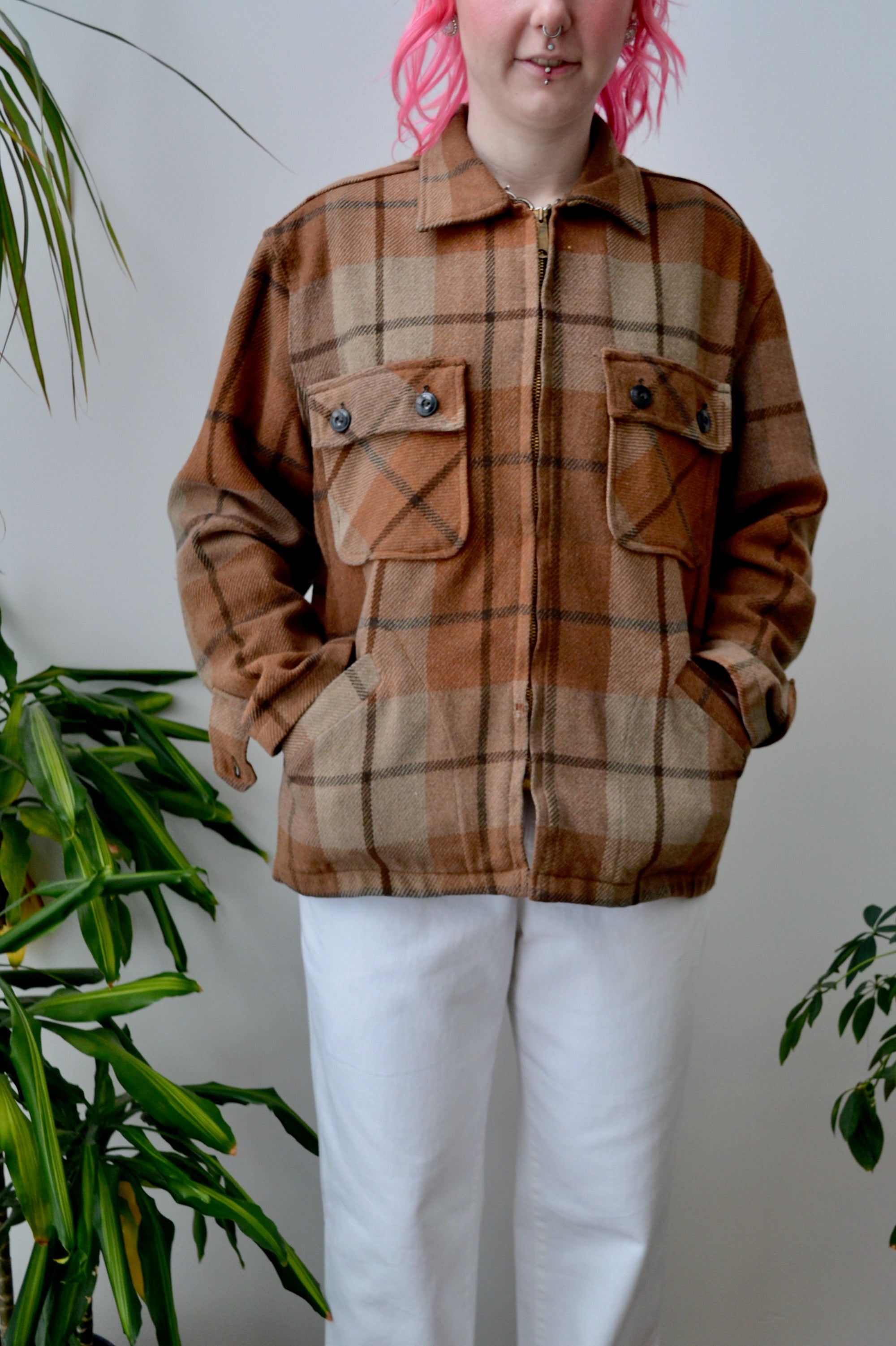 Roomy Richard Wool Plaid Jacket