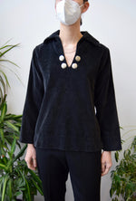 Vintage Velvet Western Top