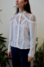 "You Babes" Lace Cutout Top