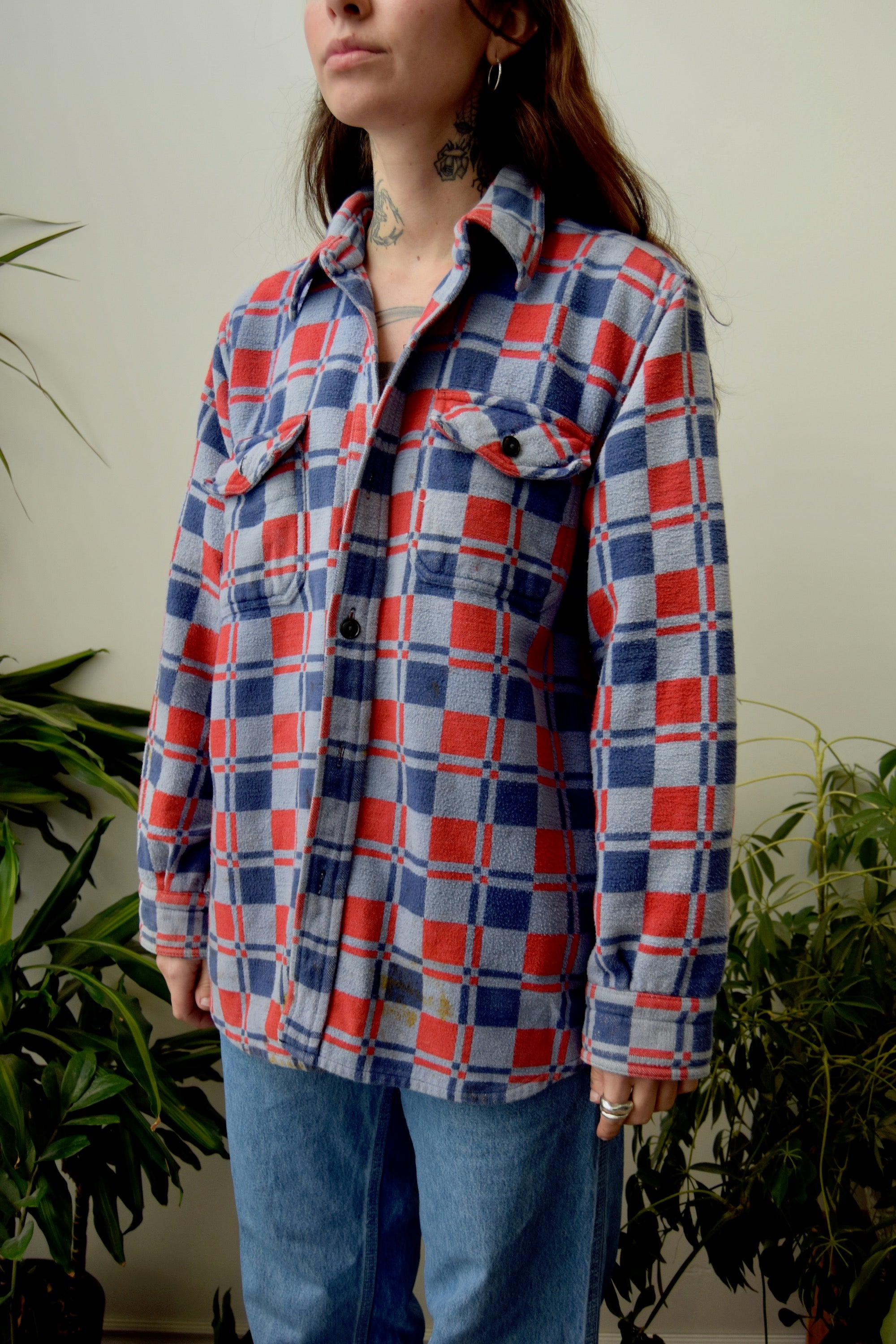 Blue & Red Champion Flannel