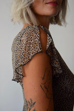 Part One : Aughts Leopard Print Dress