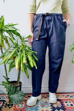 Navy Cotton North Face Pants