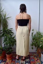 Running Stitch Linen Skirt