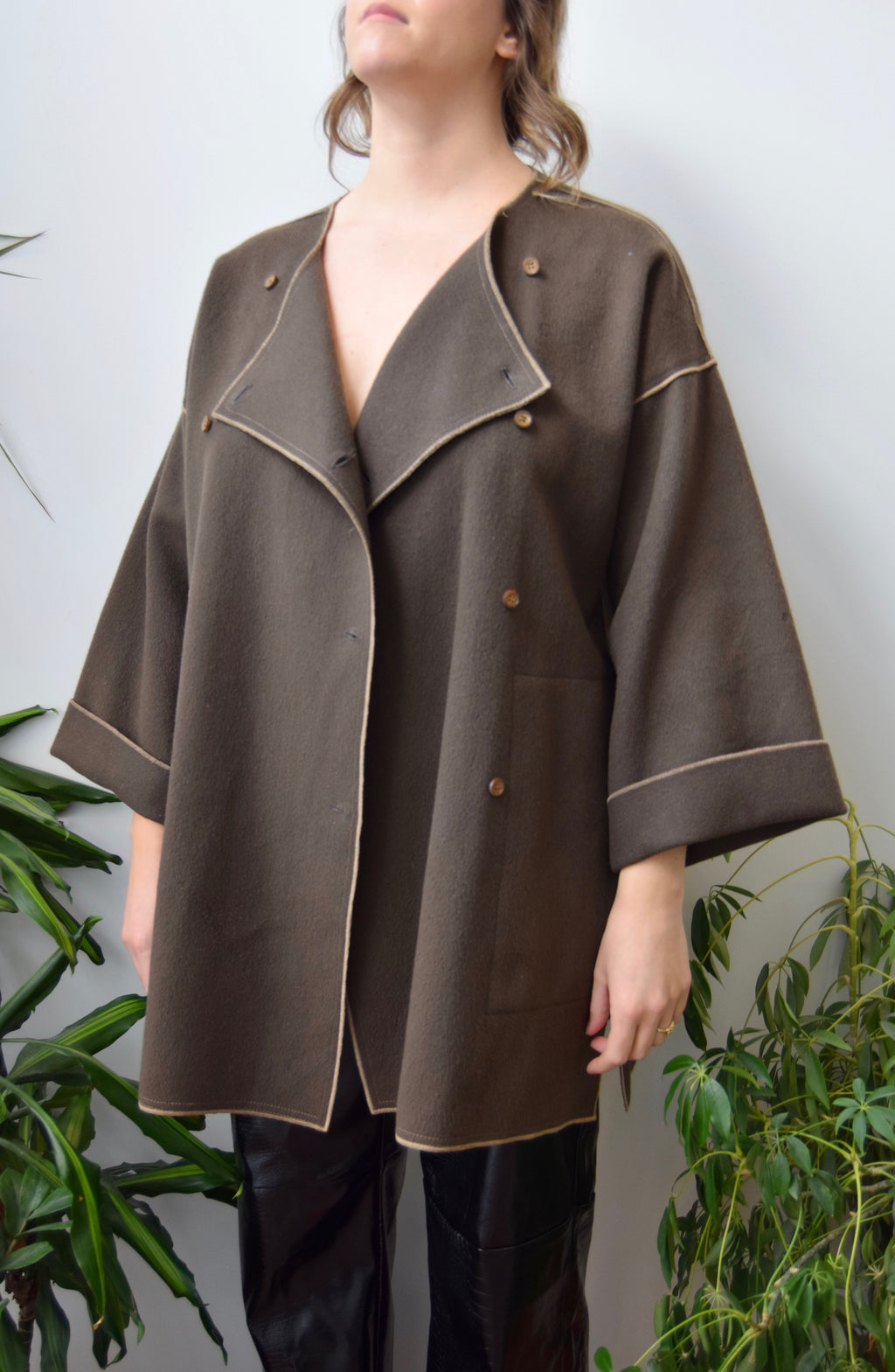 Double Breasted Wool Coat