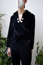 Vintage Velvet Western Top