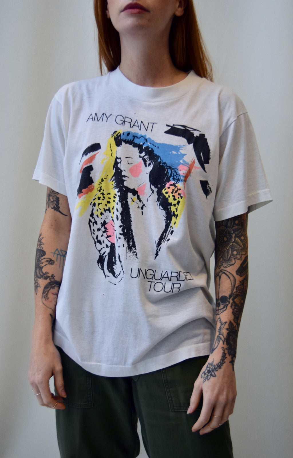 1985 Amy Grant "Unguarded" Tour Tee