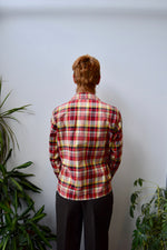 Vintage Cotton Plaid Jacket