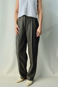 Perfect Houndstooth Wool Trousers