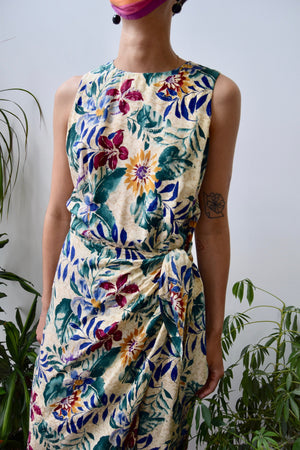 Silk Hawaiian Wrap Dress