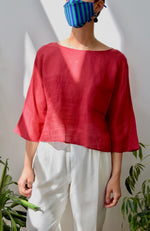 Ruby Linen Top