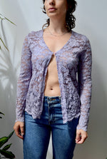 Lavender Lace Cardi