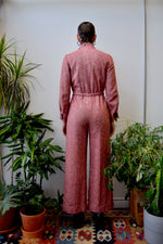 Seventies Pebbled Wool Jumpsuit