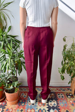 Boysenberry Wool Trousers