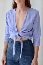 Lavender Tie Top