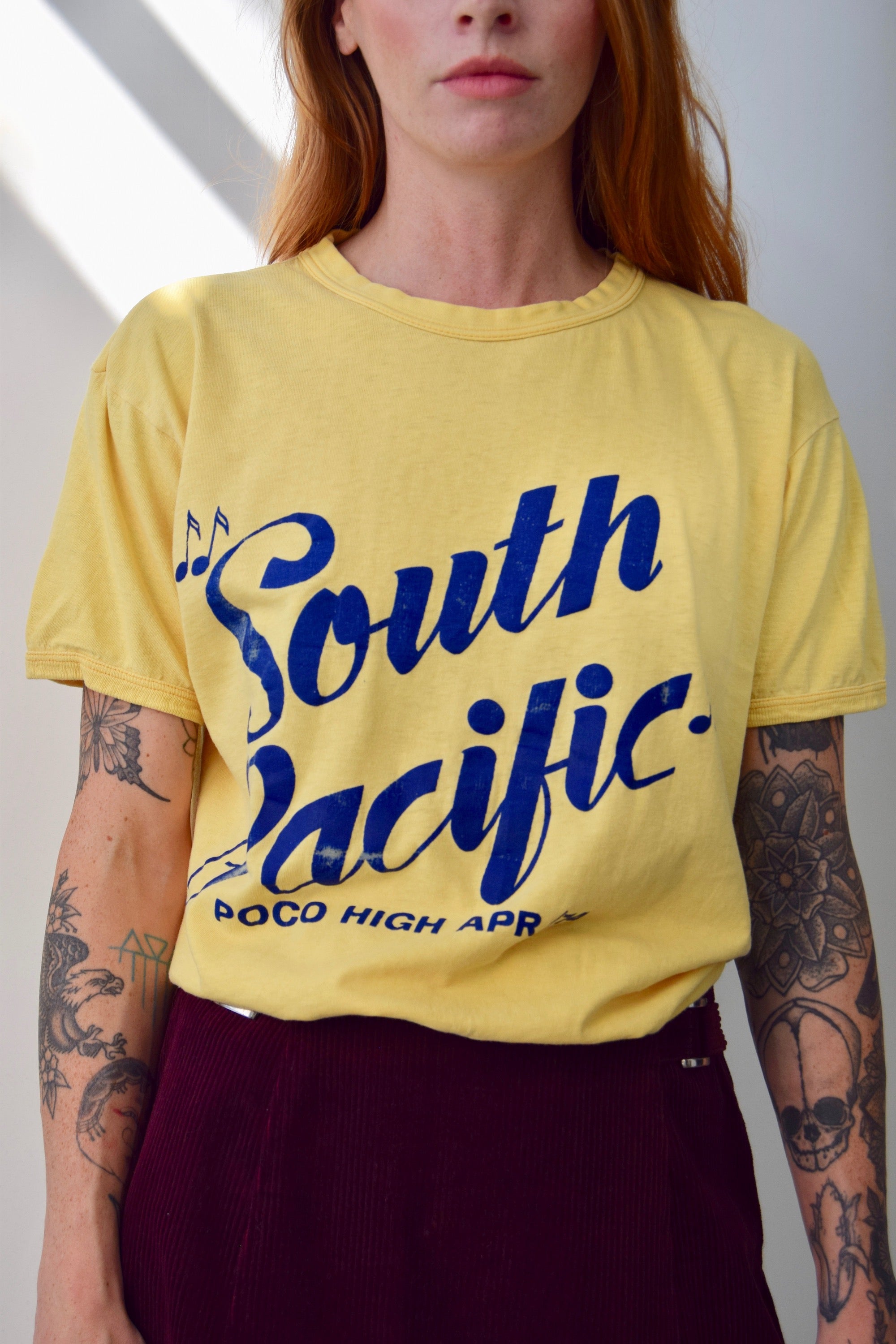 1974 High School Production of "South Pacific" Souvenir Tee