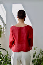 Ruby Linen Top