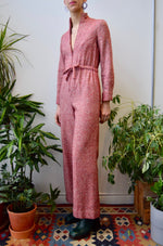 Seventies Pebbled Wool Jumpsuit