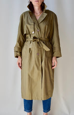 Olive Trench Coat