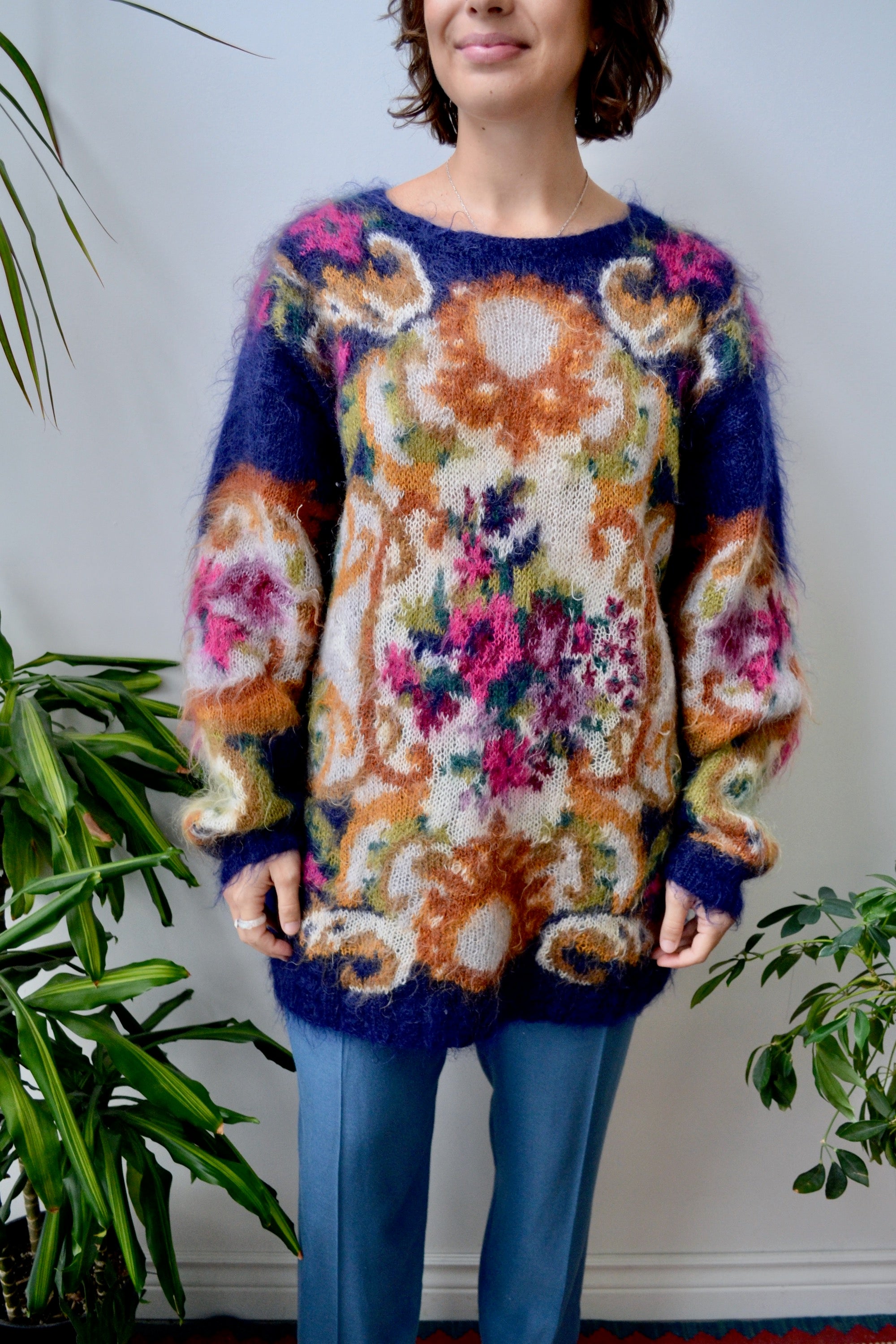 Maximalist Granny Mohair Sweater