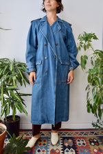 Denim Trench Coat