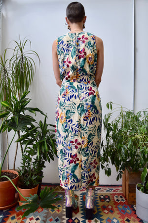 Silk Hawaiian Wrap Dress