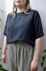 Embossed Silk Blouse
