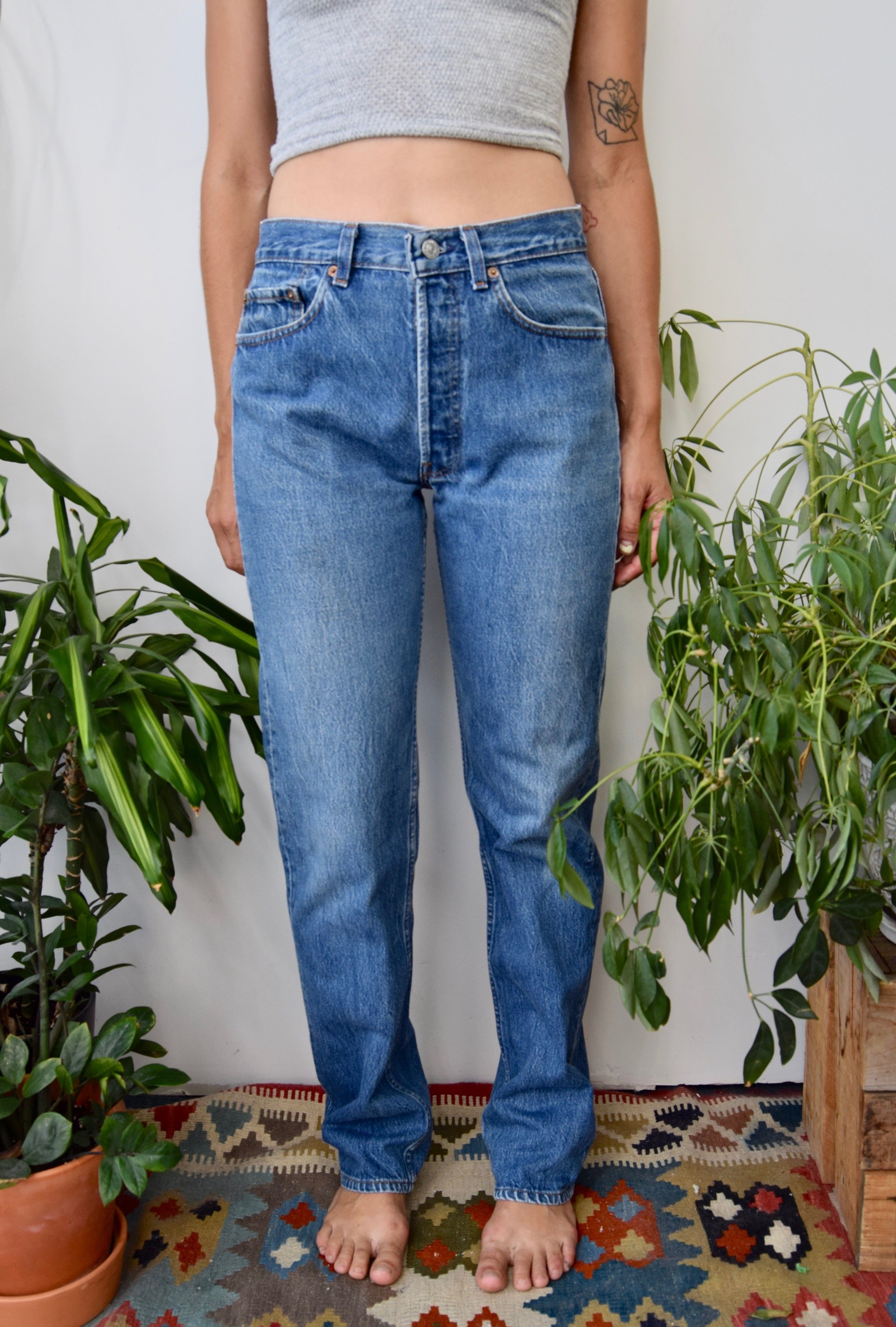 Midwash Levis 501 Jeans