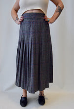 Christian Dior Plaid Wool Wrap Skirt