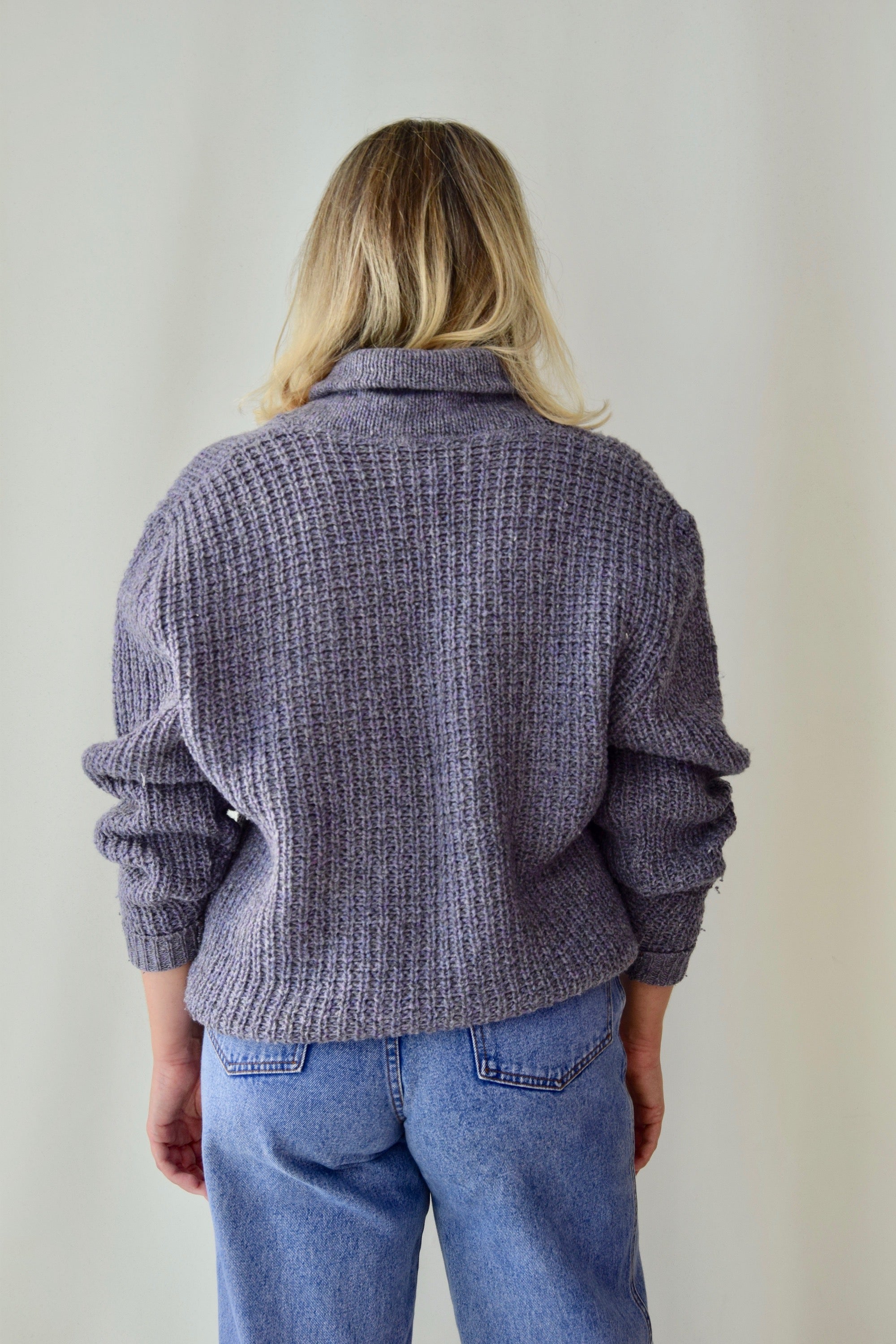 Shawl Collar Iris Sweater