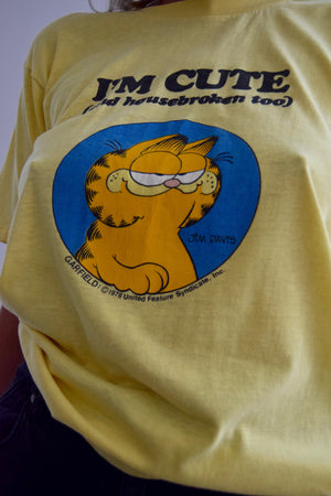 Vintage Garfield Paper Thin T Shirt