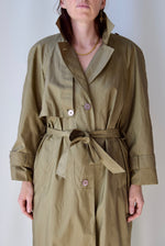 Olive Trench Coat