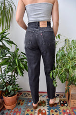 Perfect Black Levi's Tapered Jeans