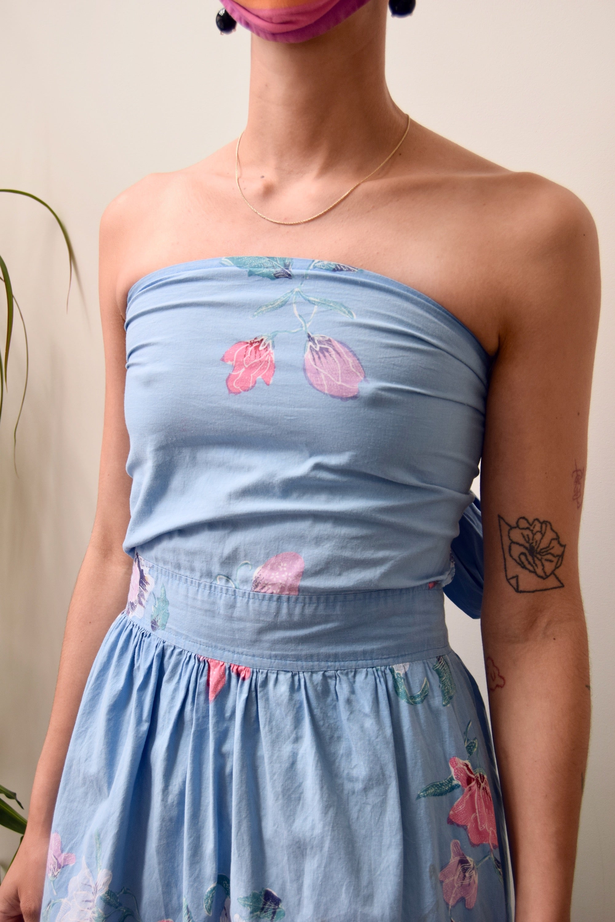 Butterfly Bandeau Dress