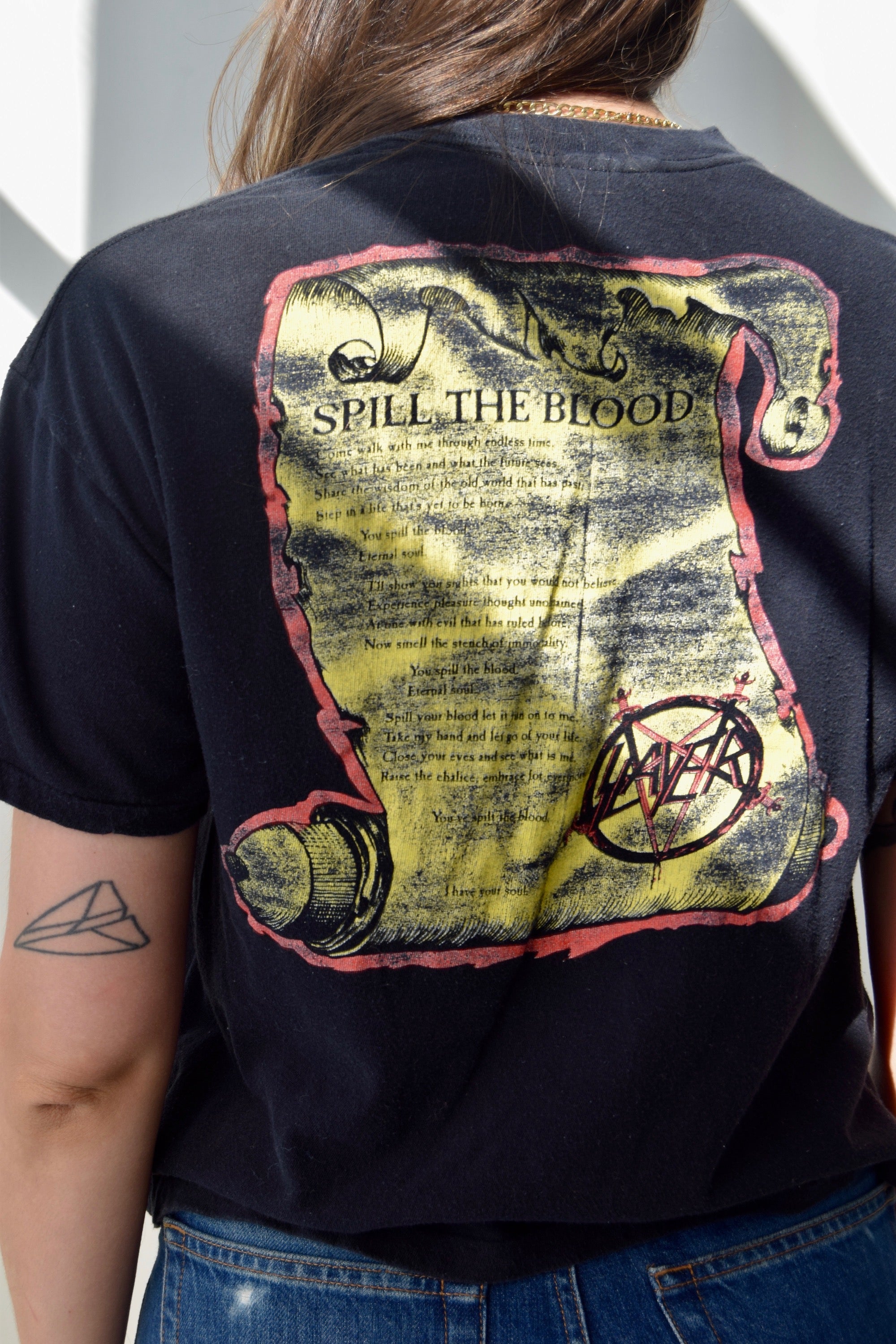 Vintage 1990 "Spill The Blood" Slayer T-Shirt