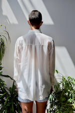 Ivory Silk Detail Blouse