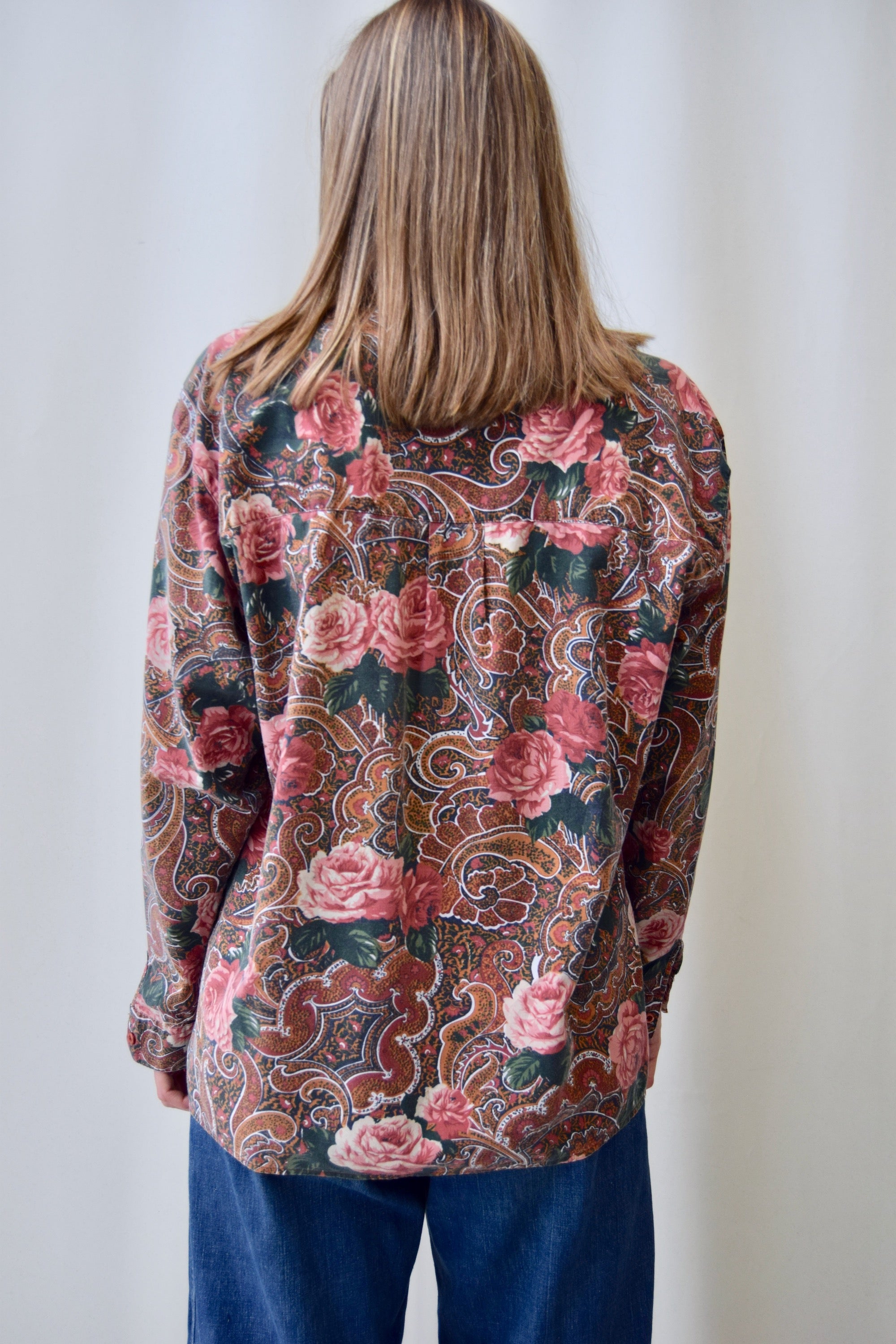 Ninteties Couch Floral Blouse