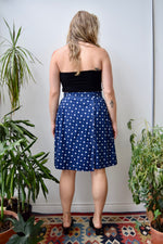 Seventies Indigo Wrap Skirt