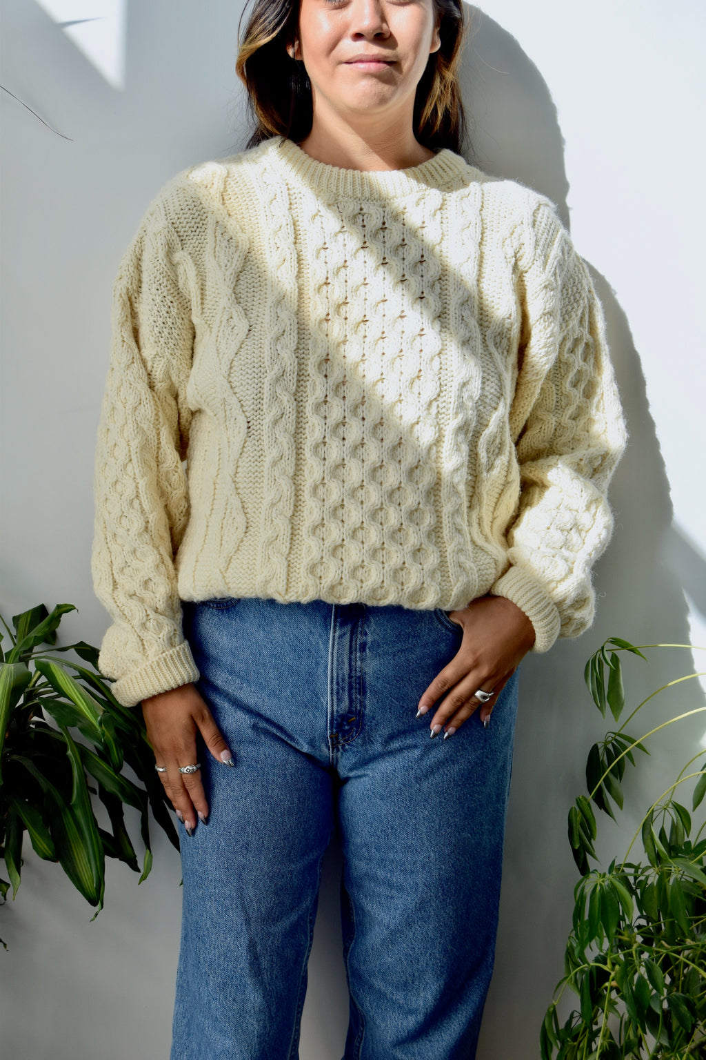 Classic Cream Cable Knit