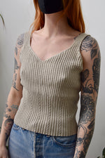 Oatmeal Knit Tank Top