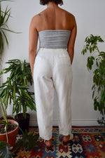 White Linen Trousers