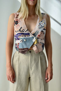 "All That Jazz" Faux Painted Vogue Vest