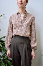Seventies Geoffrey Beene Silk Blouse