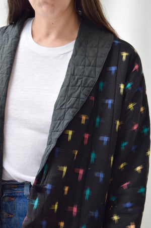 Indian Cotton Quilted Bomber Jacket