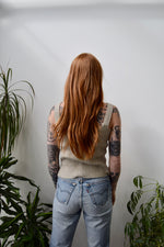 Oatmeal Knit Tank Top