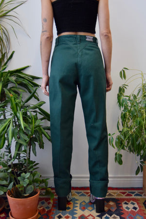 Forest Green Western Jeans