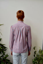 Tem Tex Plaid Western Blouse