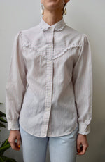 Baby Pink Western Blouse