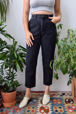 "Lizwear" Classic Fit Black Jeans