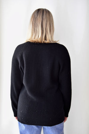 Acrylic Black Pullover
