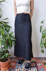 IDEAL Black Maxi Skirt